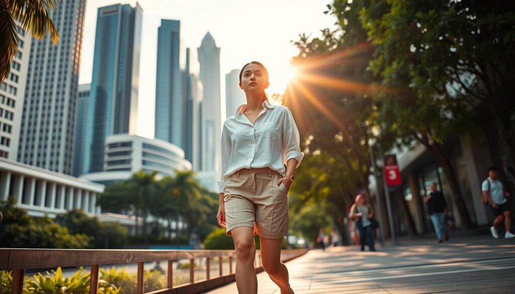 Singapore outfit travel