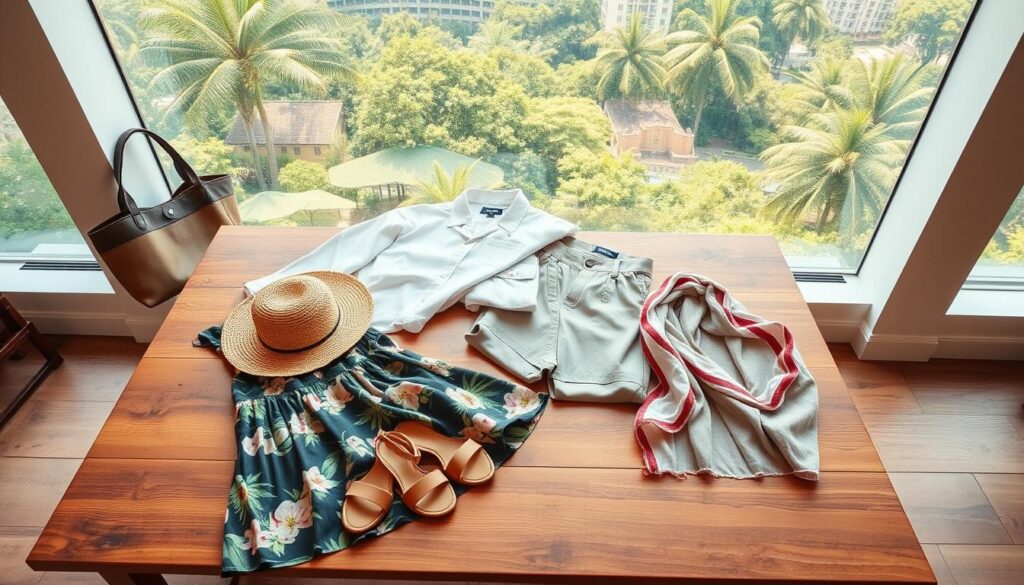Singapore travel wardrobe