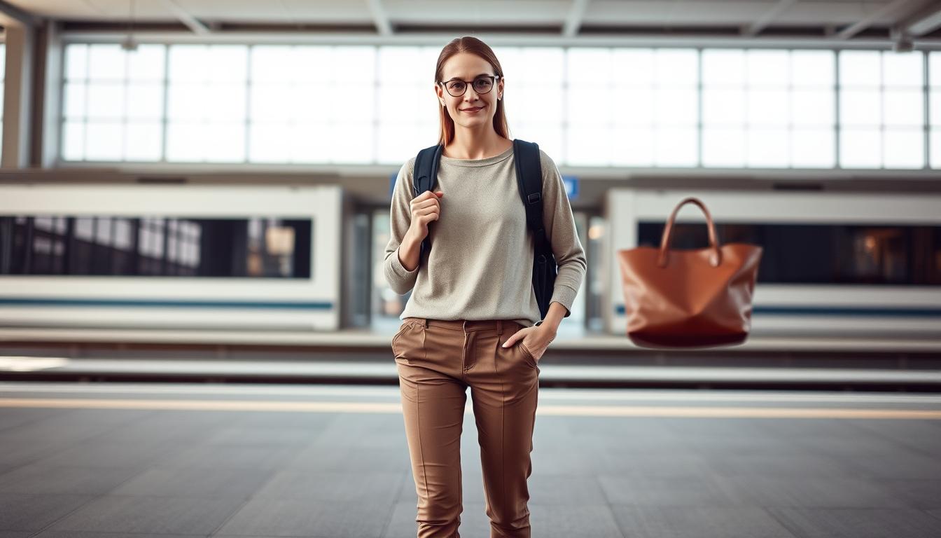 comfortable travel outfit