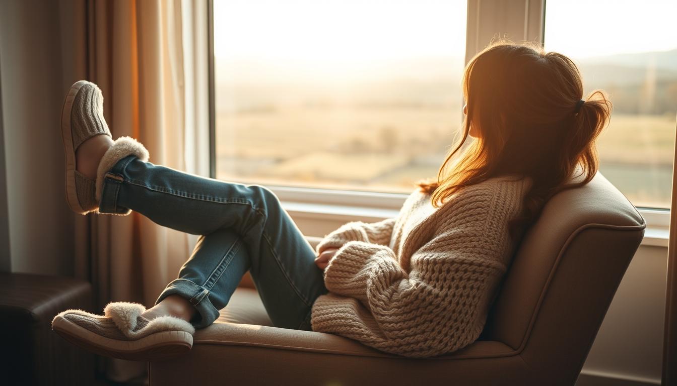 comfy travel outfit