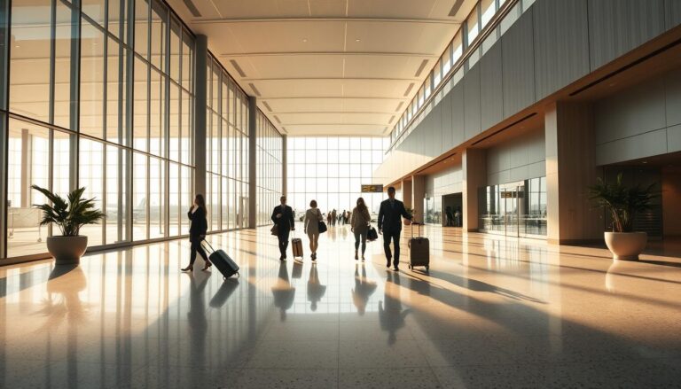 travel aesthetic airport